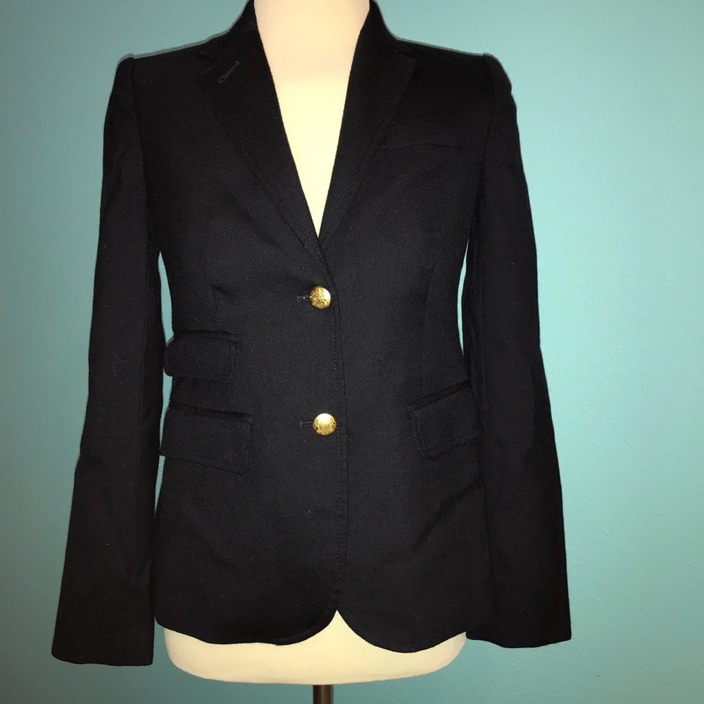 J. Crew Wool Schoolboy Blazer